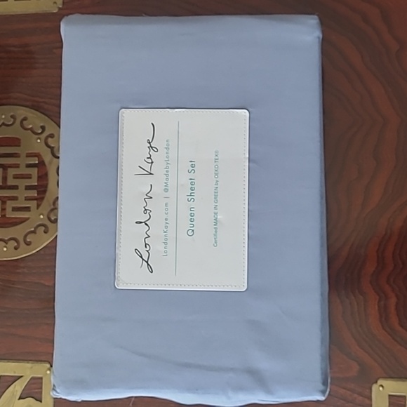 🛌London Kaye  Queen Sheet Set - Picture 2 of 5